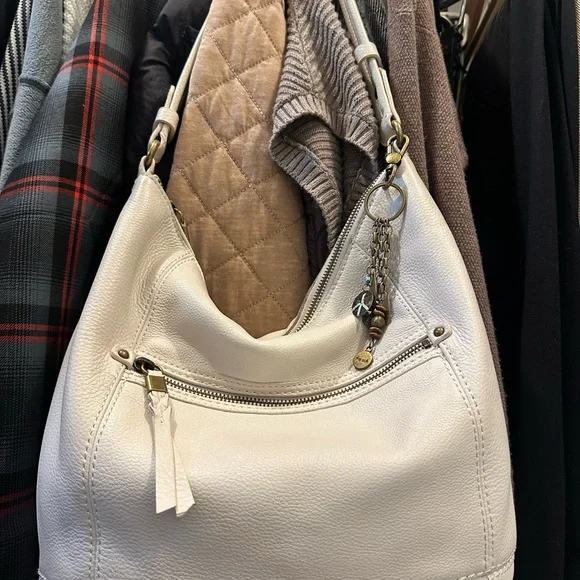 The Sak pebbled Leather Sequoia Hobo Bag with Brass Accents NWOT ($179) - Picture 2 of 8
